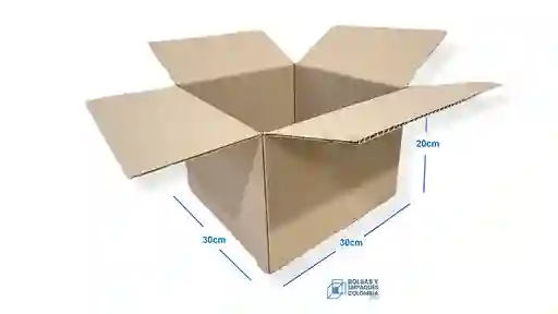 Combo X 12 Cajas De Carton 30x30x20 Cm