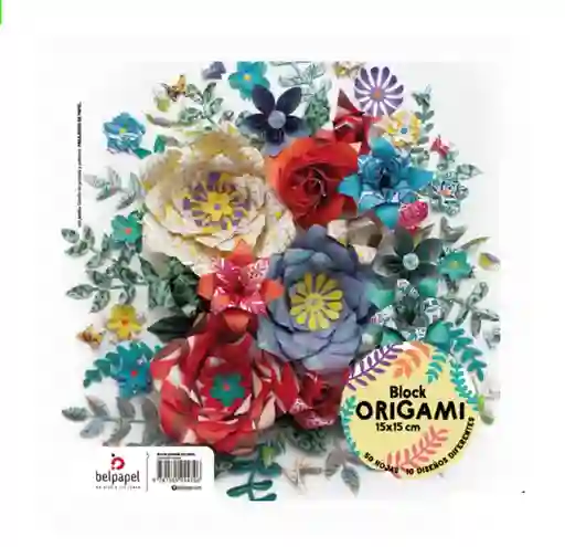 Block Origami 15 X 15 Cm 20 Hojas De Diseños Surtidos