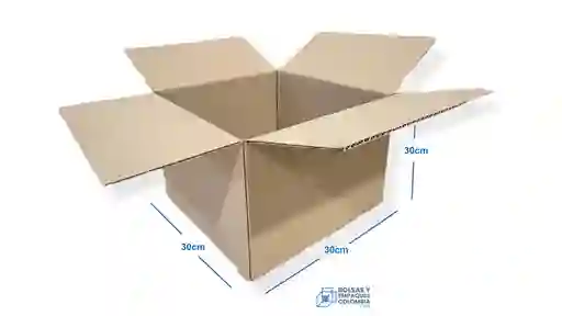 Combo X 12 Cajas De Carton 30x30x30 Cm
