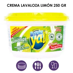 Crema Lavaloza Limón 250gr Limpia Ya