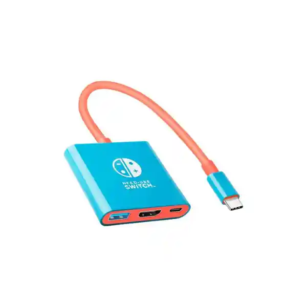 Adaptador Dock Hub Hdmi Nintendo Switch Televisor Transmisor