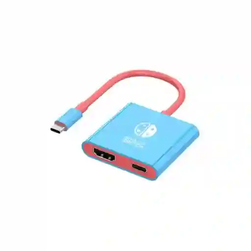 Adaptador Dock Hub Hdmi Nintendo Switch Televisor Transmisor