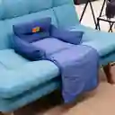 Cama De Perro Vida De Perro Tipo Sofa 50x40x18cm Azul Algodon