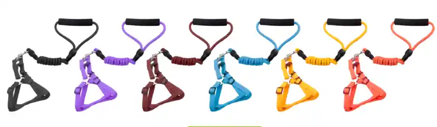 Pa01m Traílla Con Arnés Estilo Paracaídas M