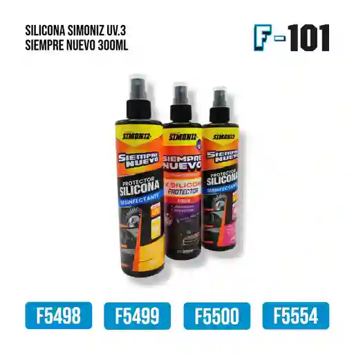 Silicona Simoniz Uv.3 Siempre Nuevo Chicle 300ml
