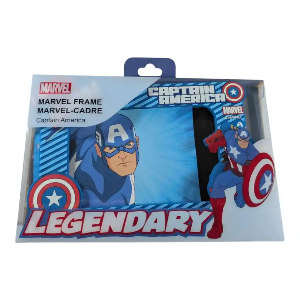 1 Portafoto Porterretratos Capitan America Marvel 21x14 Cms