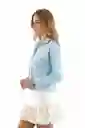 Blusa Sole Azul Claro Talla Xs Mercedes Campuzano
