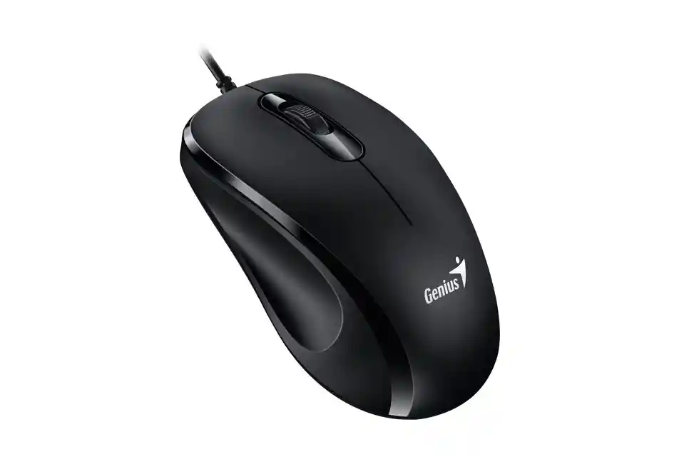 Mouse Óptico Usb Tamaño Completo Con Diseño Ergonómico, 3 Botones Y Resolución 1200 Dpi Dx101