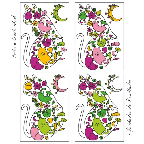 Kit De Arte-terapia: Entre Ronroneos 20x25cm + Aurora