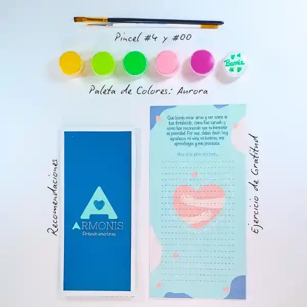 Kit De Arte-terapia: Entre Ronroneos 20x25cm + Aurora