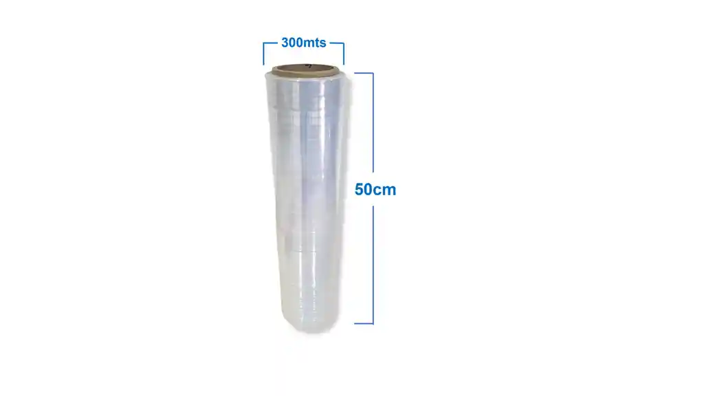 Combo Vinipel 50cm X 300mts Transparente Embalaje