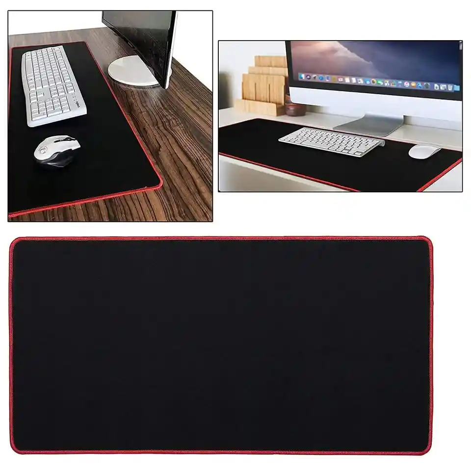 Pad Mouse Gamer 70x30 Cm / Material Suave Y Facil Deslizamiento / Color Negro Oscuro