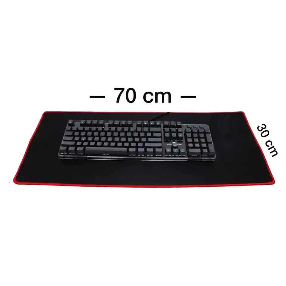Pad Mouse Gamer 70x30 Cm / Material Suave Y Facil Deslizamiento / Color Negro Oscuro