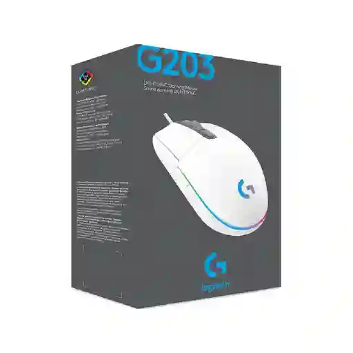 Mouse Logitech G203 Prodigy Gaming Blanco