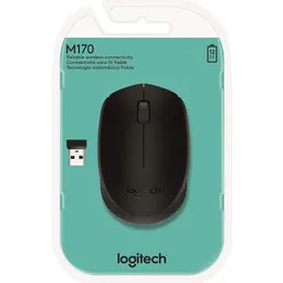 Mouse Inalámbrico Logitech M170 Negro Con Conexión Usb