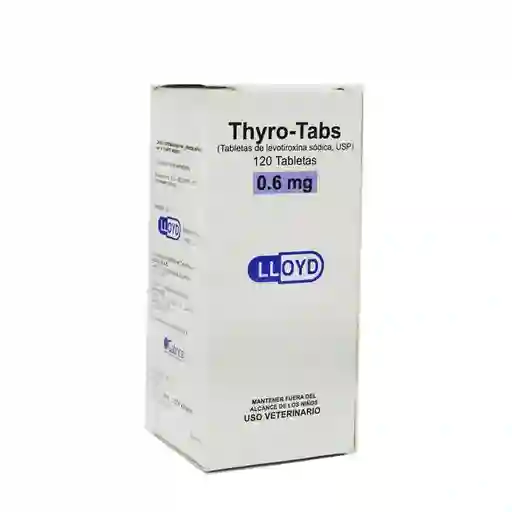 Thyro - Tabs 0,6 Mg Frasco X 120 Tabletas