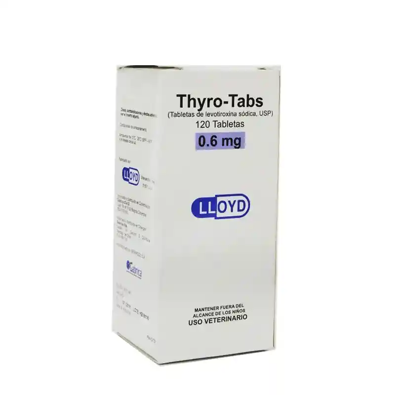 Thyro - Tabs 0,6 Mg Frasco X 120 Tabletas