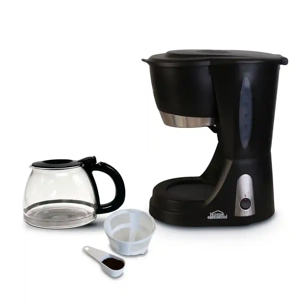 Cafetera Eléctrica Home Elements 12 Tazas Jarra De Vidrio