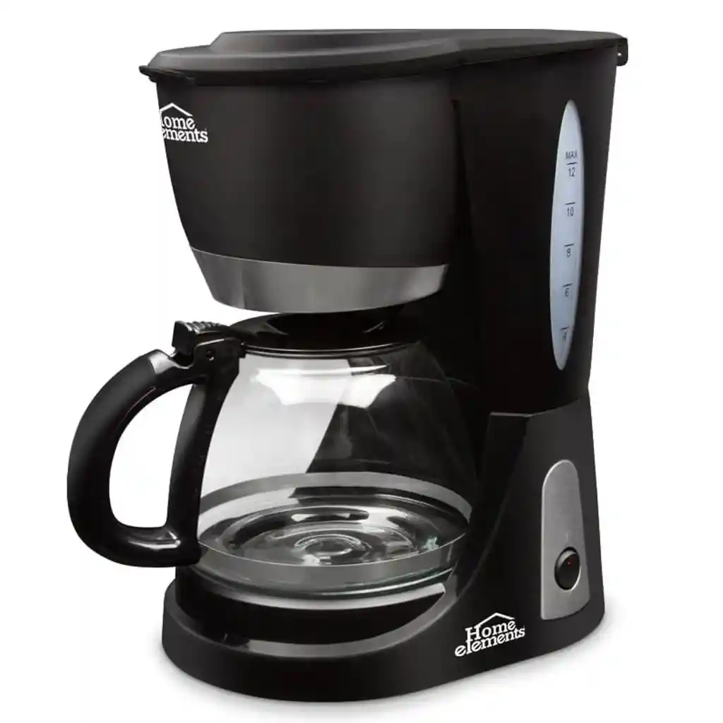 Cafetera Eléctrica Home Elements 12 Tazas Jarra De Vidrio