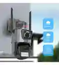 Camara Domo Wifi Doble Lente Full Hd Con Alarma Seguimiento Hlc Camara Exterior 4gr