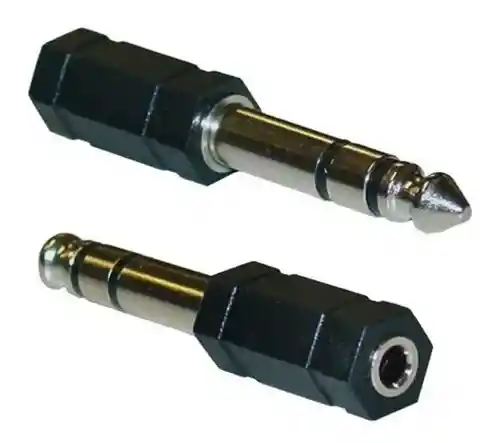 Convertidor Jack 3.5mm A Plug 6.3mm Stereo