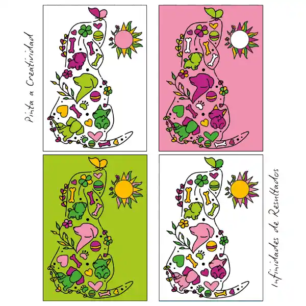 Kit De Arte-terapia: Complicidad Peluda 20x25cm + Aurora