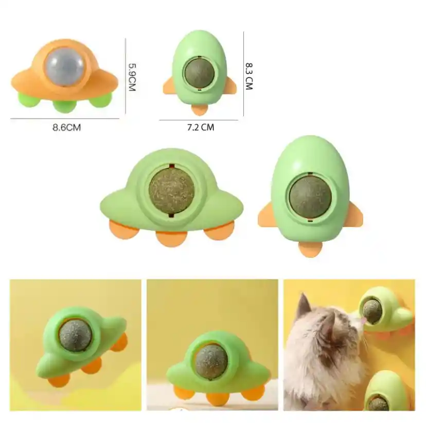 Nave Espacial + Bola De Catnip