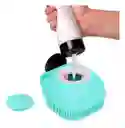 Dispensador Para Baño De Mascotas Color Azul