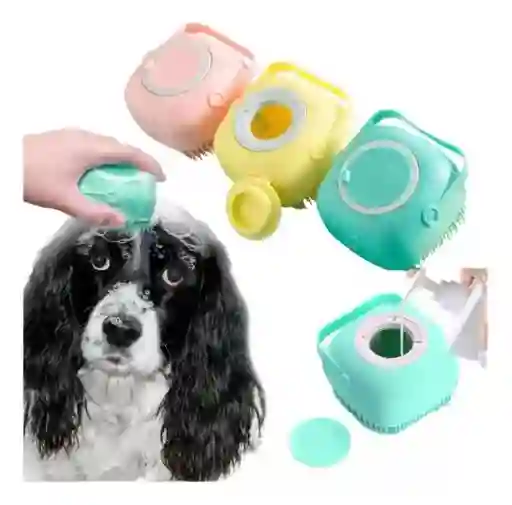 Dispensador De Baño Para Mascotas Color Rosa