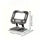 Soporte De Tableta De Aleación De Aluminio Ajustable Y Rotativo - Soporte De Escritorio Plegable, Rotación De 360°, Compatible Con Ordenadores Portátiles Y Tabletas