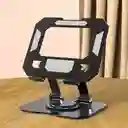 Soporte De Tableta De Aleación De Aluminio Ajustable Y Rotativo - Soporte De Escritorio Plegable, Rotación De 360°, Compatible Con Ordenadores Portátiles Y Tabletas
