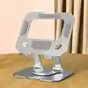 Soporte De Tableta De Aleación De Aluminio Ajustable Y Rotativo - Soporte De Escritorio Plegable, Rotación De 360°, Compatible Con Ordenadores Portátiles Y Tabletas