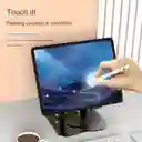 Soporte De Tableta De Aleación De Aluminio Ajustable Y Rotativo - Soporte De Escritorio Plegable, Rotación De 360°, Compatible Con Ordenadores Portátiles Y Tabletas