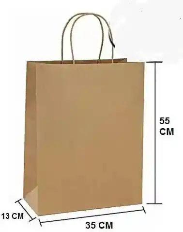 Kraft Bolsa De 55 Cm X 35 Cm X 1 Und