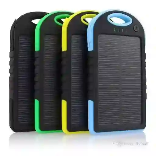 Power Bank Solar Cargador Bateria 5000 Mah Con Linterna
