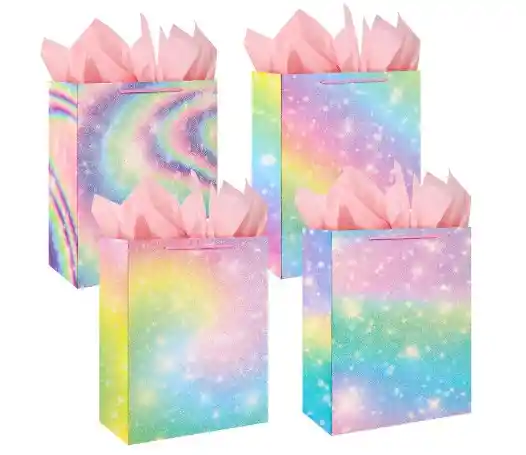 Bolsa De Regalo Arcoiris 25*30