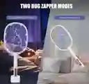 Raqueta Matamosquitos Recargable Luz Uv