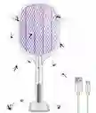 Raqueta Matamosquitos Recargable Luz Uv