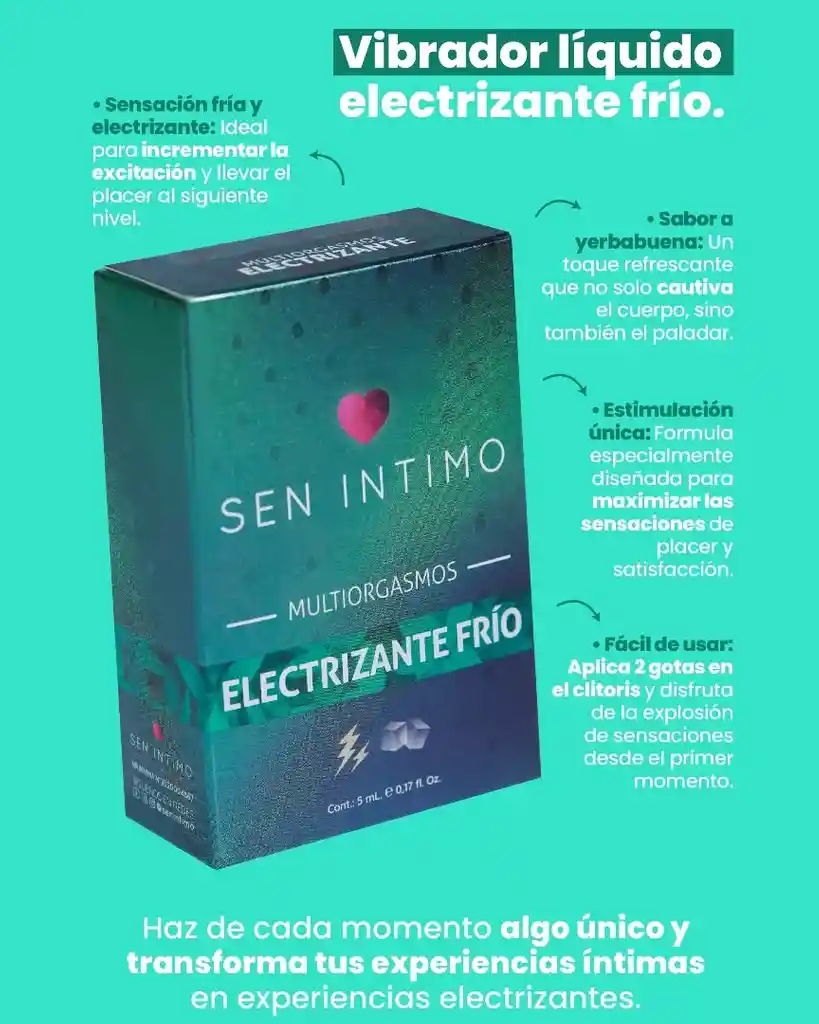 Electrizante Frio Sen Intimo X5ml