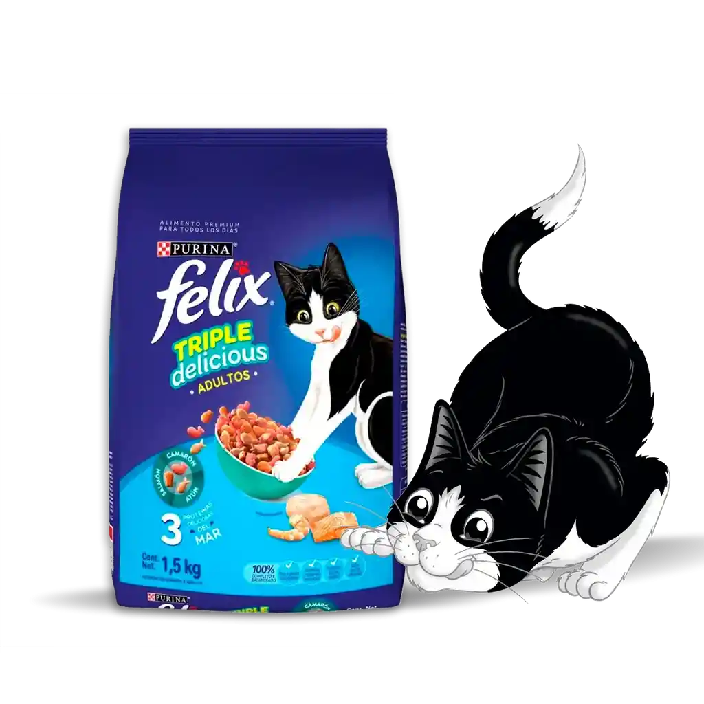Felix Triple Delicious Mar - 500 Gm