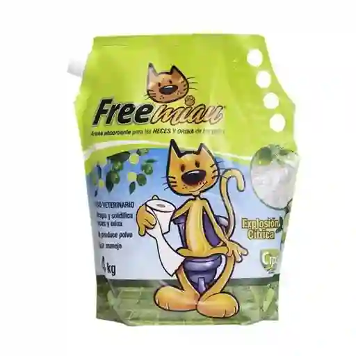 Arena Cítrica Free Miau 4kg