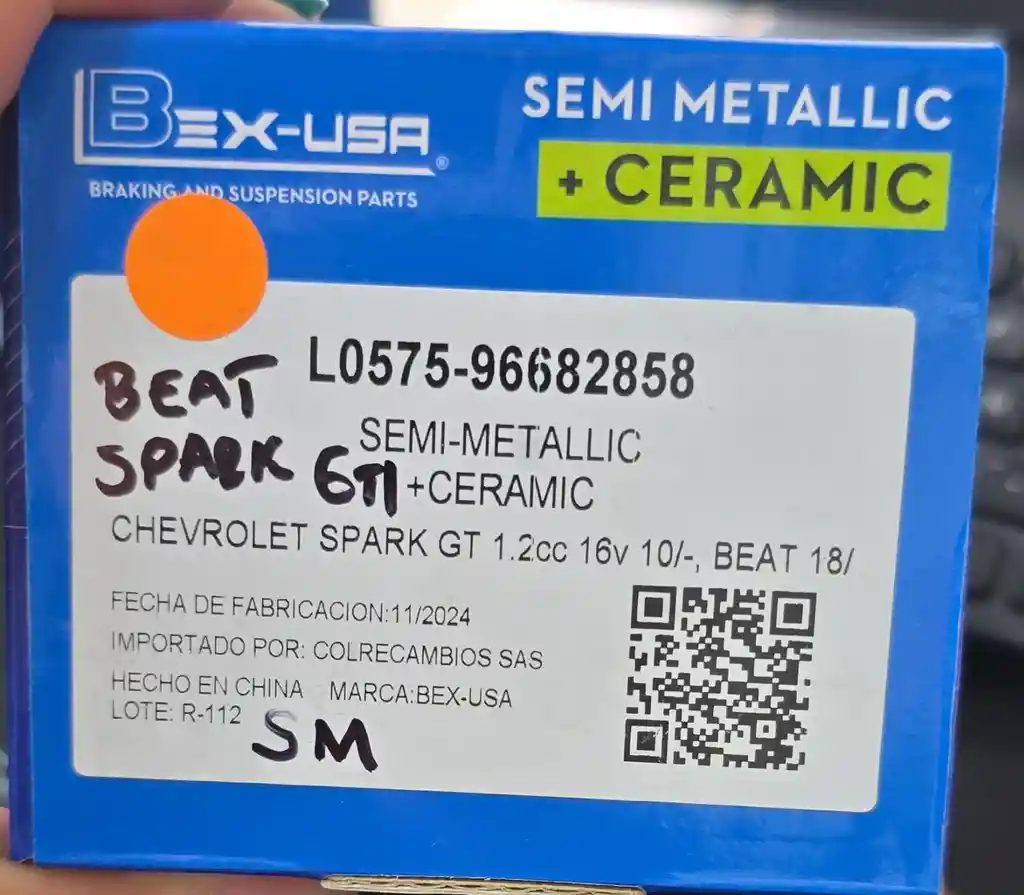 Pastillas De Freno Chevrolet Spark Gt Y Beat