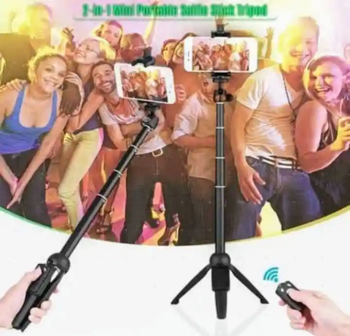 Trípode / Palo Selfie Yunteng Yt-9928n + Control Remoto Por Bluetooth