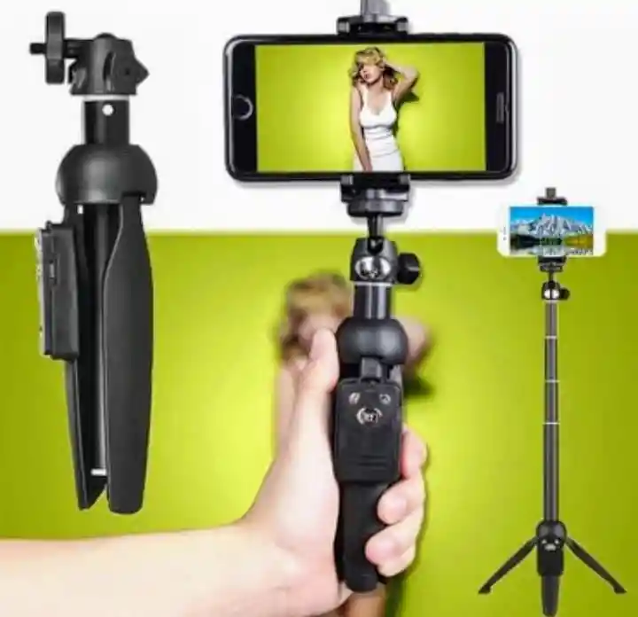 Trípode / Palo Selfie Yunteng Yt-9928n + Control Remoto Por Bluetooth