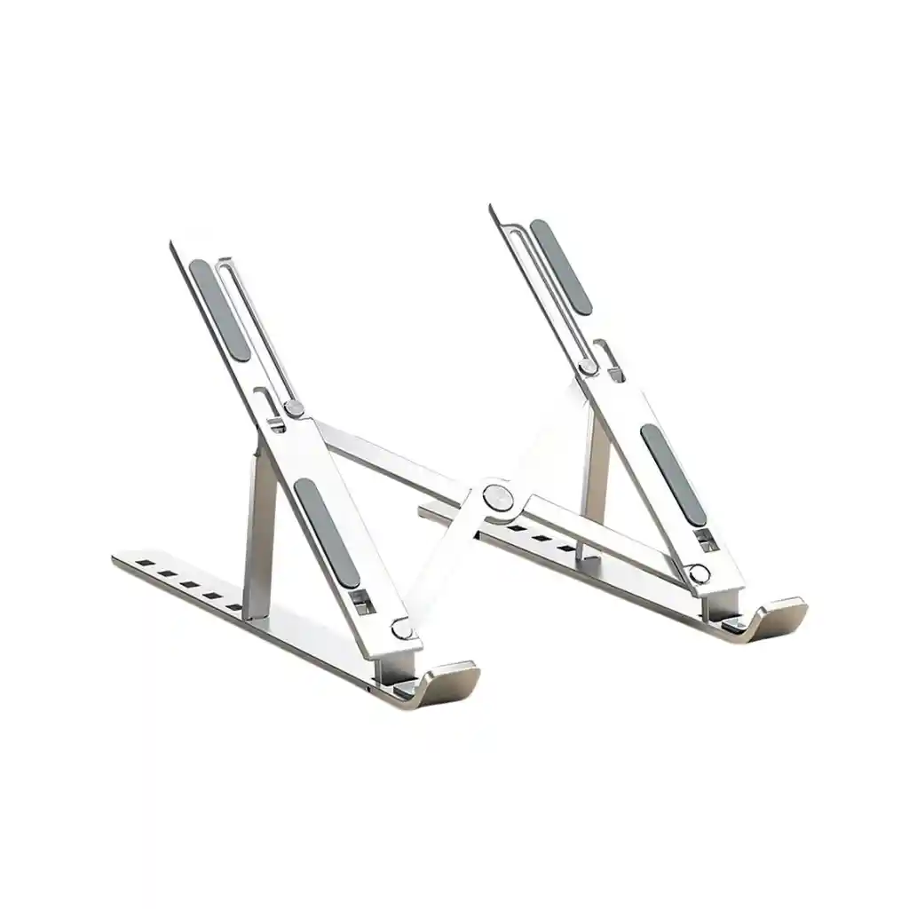 Soporte Metalico Para Computador Portatil (color Plateado)