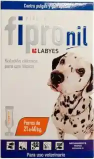 Fipronil Labyes Pipeta Para Perros De 21 A 40kg