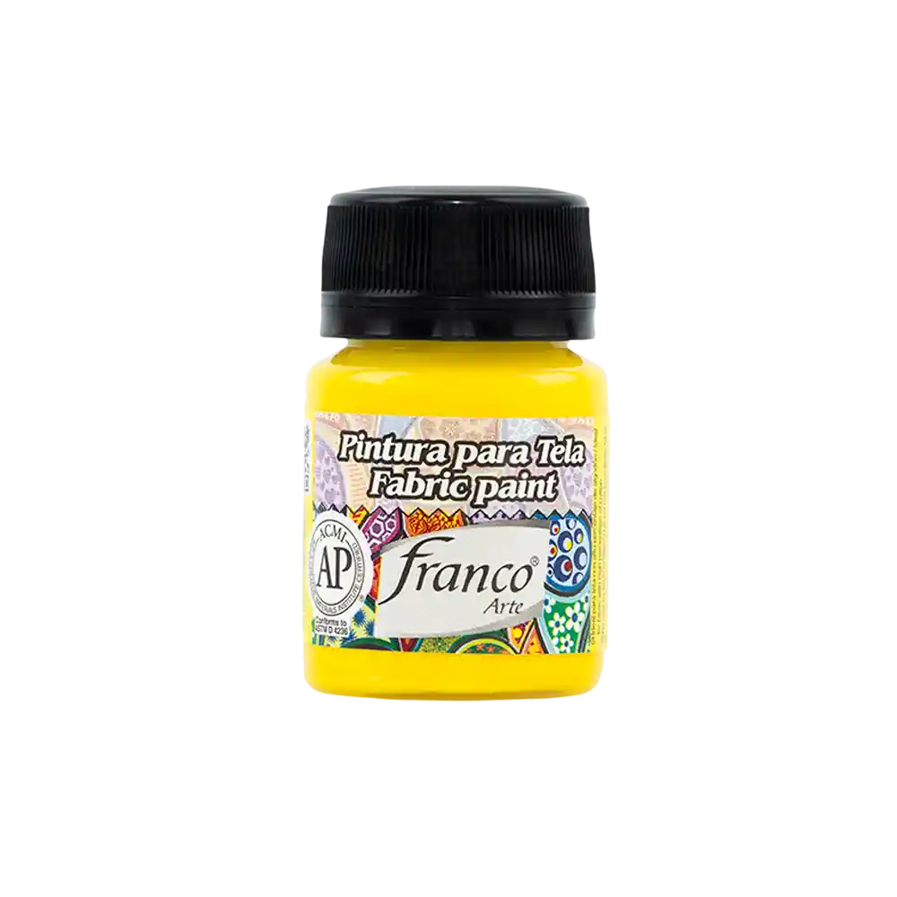 Pintura Para Tela Amarillo Sol 30cc