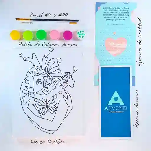 Kit De Arte-terapia: Me Elijo 20x25cm + Aurora