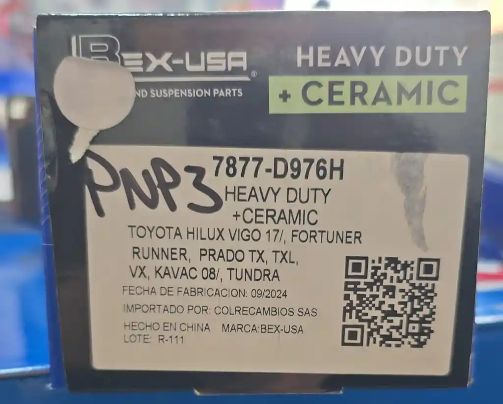 Pastillas De Frno Totoya Hilux/fortuner