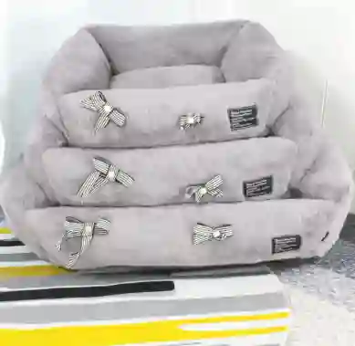 Pb111s Cama Plush Con Moños